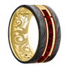 14K Yellow Gold + Polish Finish