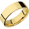 14K Yellow Gold + Polish Finish