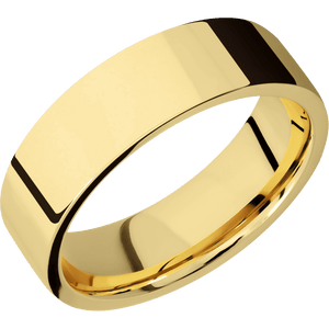14K Yellow Gold + Polish Finish
