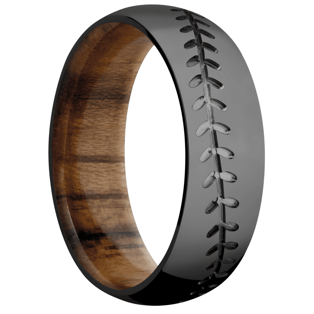 Zirconium + Polish Finish + Teak