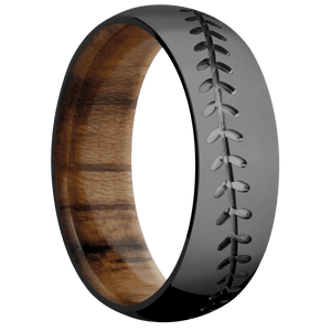 Zirconium + Polish Finish + Teak