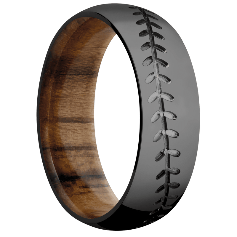 Zirconium + Polish Finish + Teak