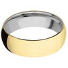 14K Yellow Gold + Polish Finish + Titanium