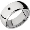 18K White Gold + Polish , Polish Finish