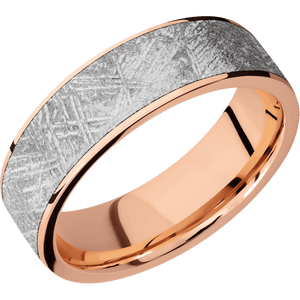14K Rose Gold + Polish Finish