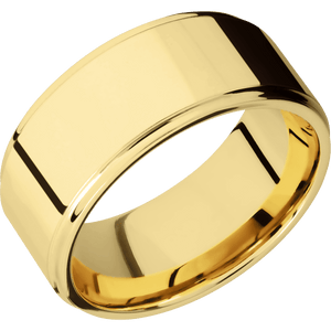 22K Yellow Gold + Polish , Polish Finish