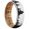 Platinum + Polish Finish + Natural Oak