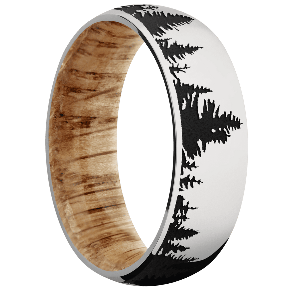 Platinum + Polish Finish + Natural Oak