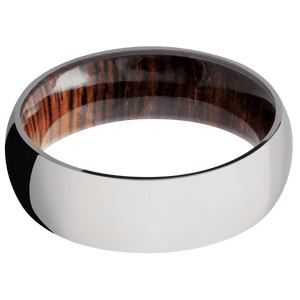 Titanium + Polish Finish + Cocobolo