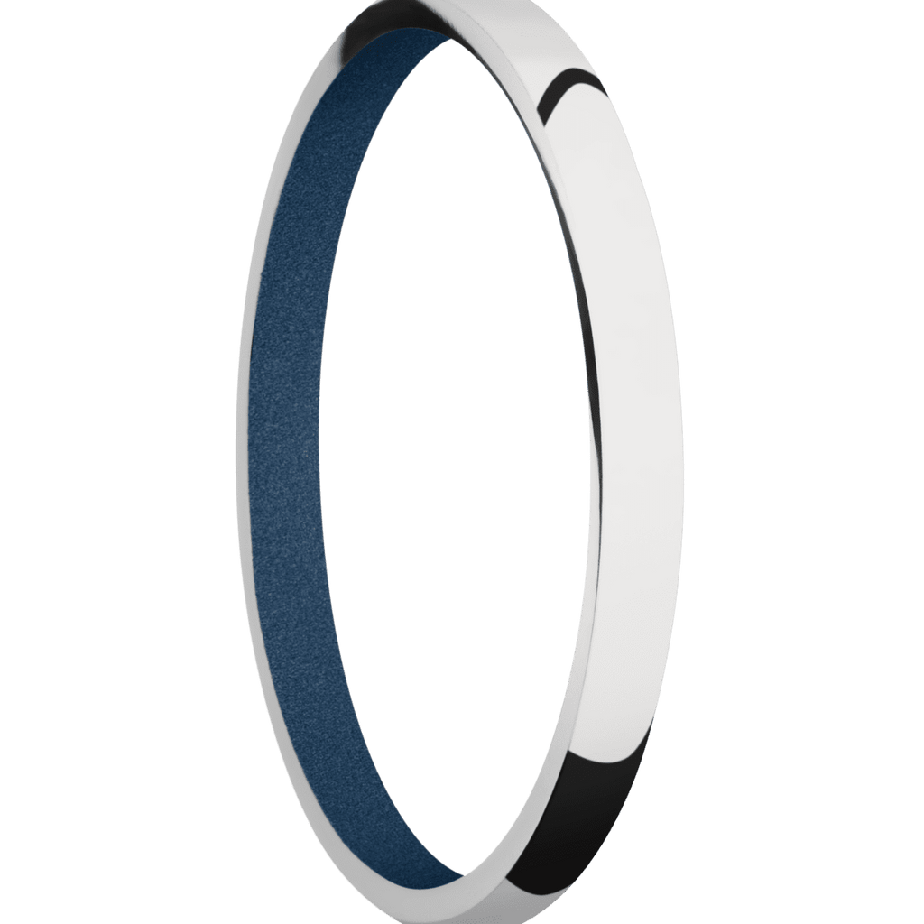 Cobalt Chrome + Polish Finish + Polar Blue