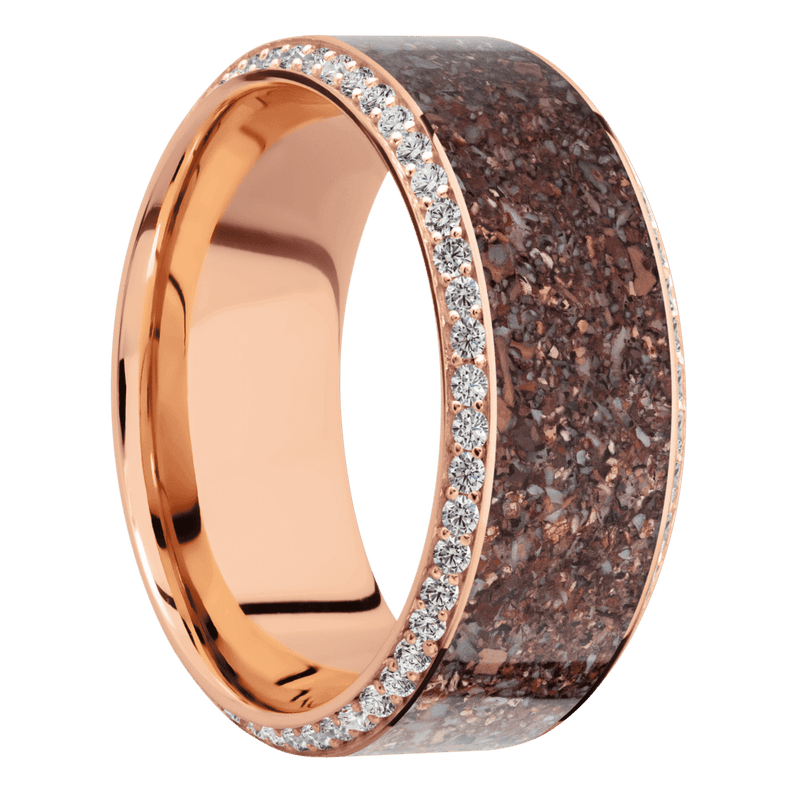 14K Rose Gold + Polish , Polish Finish
