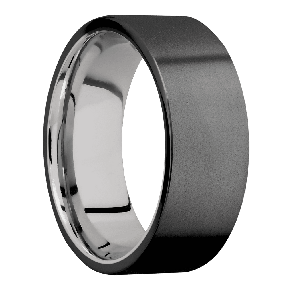 Zirconium + Bead Finish + Palladium Silver