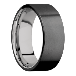 Zirconium + Bead Finish + Palladium Silver