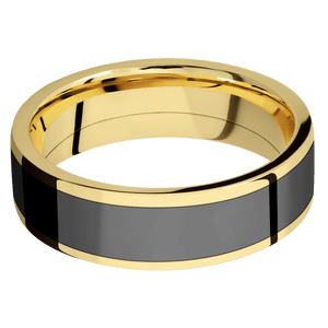 14K Yellow Gold + Polish Finish
