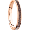 14K Rose Gold + Satin Finish