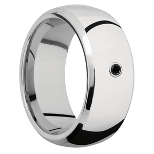18K White Gold + Polish , Polish Finish