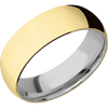 14K Yellow Gold + Polish Finish + Titanium