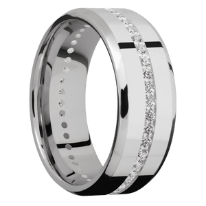 14K White Gold + Polish , Polish Finish