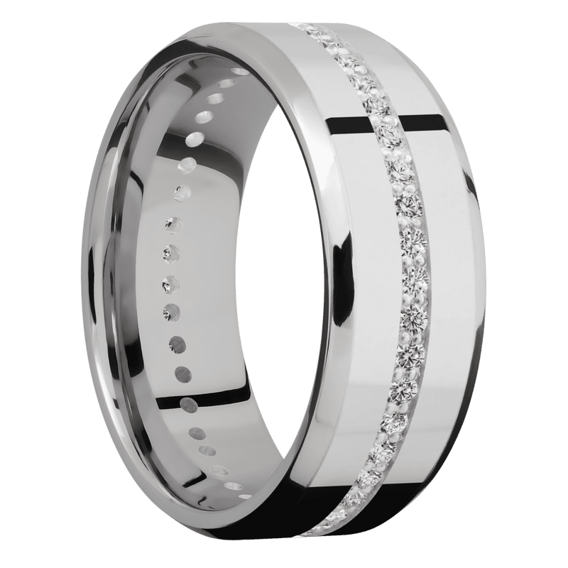 14K White Gold + Polish , Polish Finish