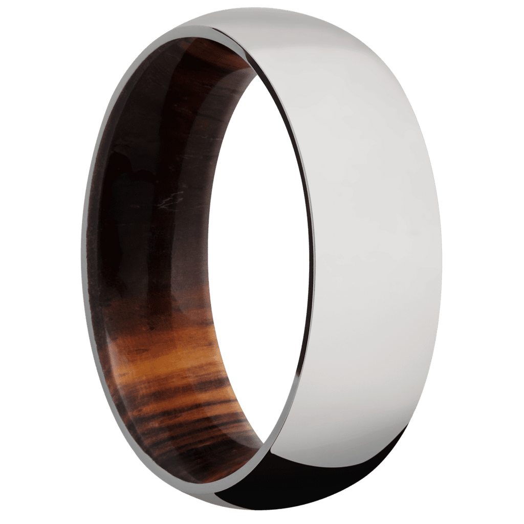 Titanium + Polish Finish + Cocobolo