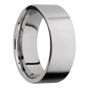 Titanium + Bead Finish + 14K White Gold