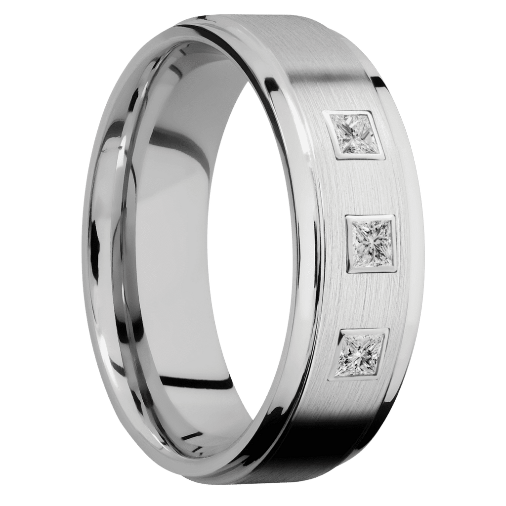 Palladium Silver + Satin , Polish Finish