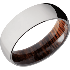 Titanium + Polish Finish + Cocobolo