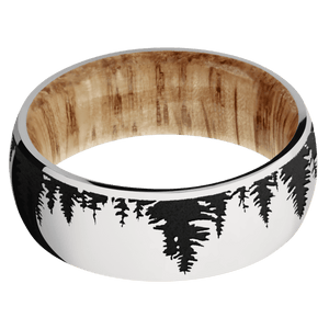 Platinum + Polish Finish + Natural Oak