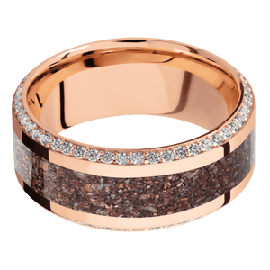14K Rose Gold + Polish , Polish Finish