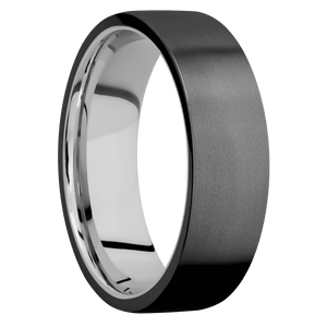 Zirconium + Bead Finish + Palladium Silver
