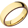 14K Yellow Gold + Polish Finish