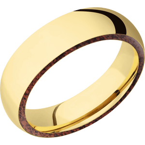 14K Yellow Gold + Polish Finish