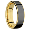 14K Yellow Gold + Polish Finish