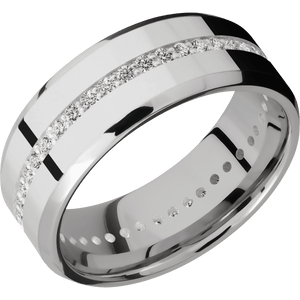 14K White Gold + Polish , Polish Finish