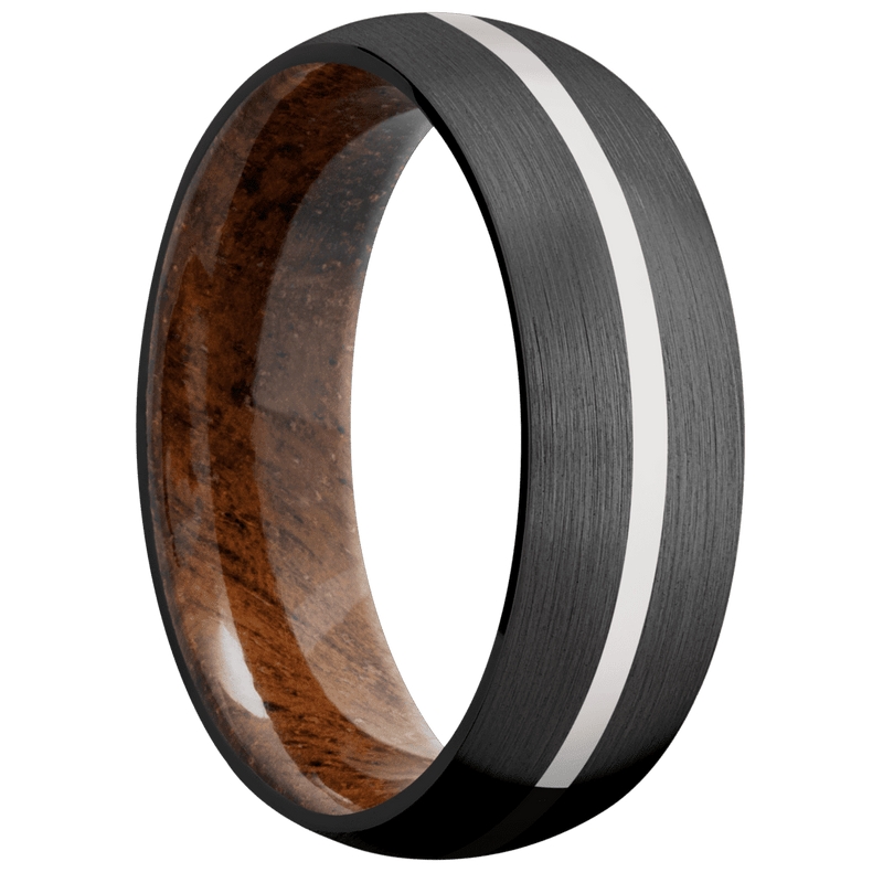 Zirconium + Satin Finish + Koa