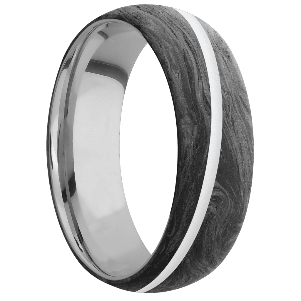 Forged Carbon Fiber + None Finish + Titanium