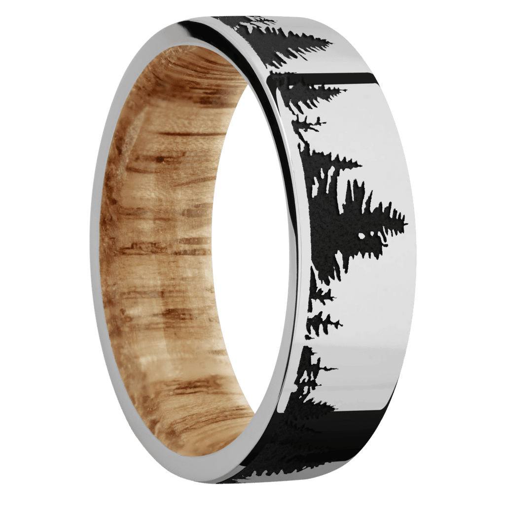 Platinum + Polish Finish + Natural Oak