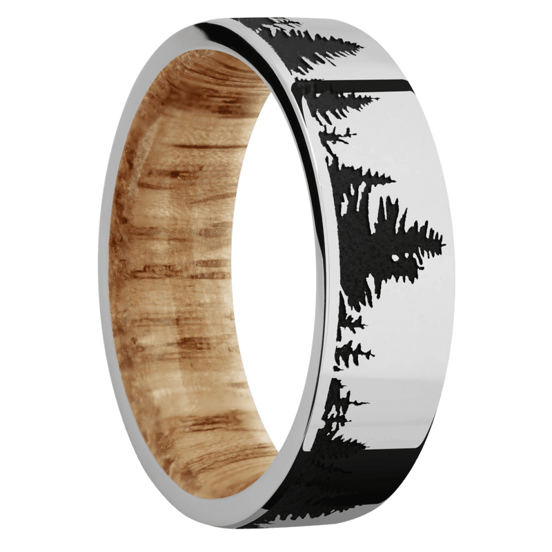 Platinum + Polish Finish + Natural Oak