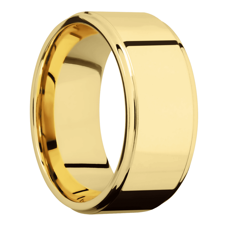 22K Yellow Gold + Polish , Polish Finish