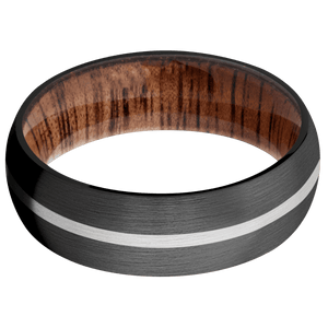 Zirconium + Satin Finish + Koa