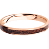 14K Rose Gold + Satin Finish