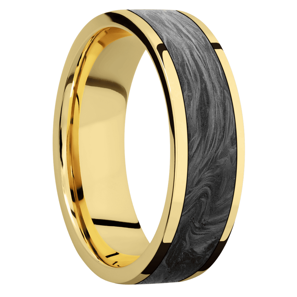 14K Yellow Gold + Polish Finish