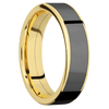 14K Yellow Gold + Polish Finish