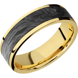 14K Yellow Gold + Polish Finish