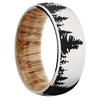 Platinum + Polish Finish + Natural Oak