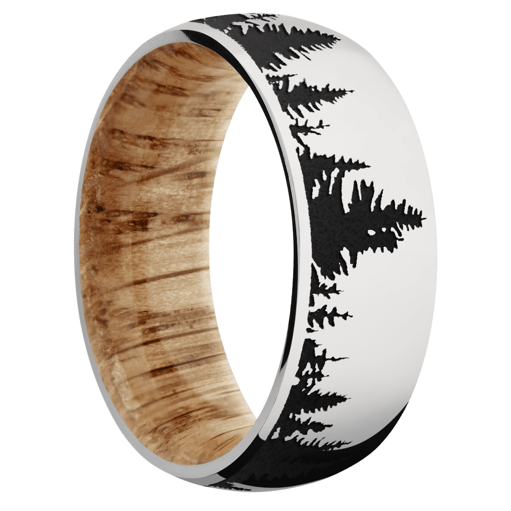 Platinum + Polish Finish + Natural Oak