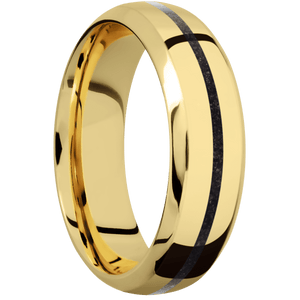 14K Yellow Gold + Polish , Polish Finish