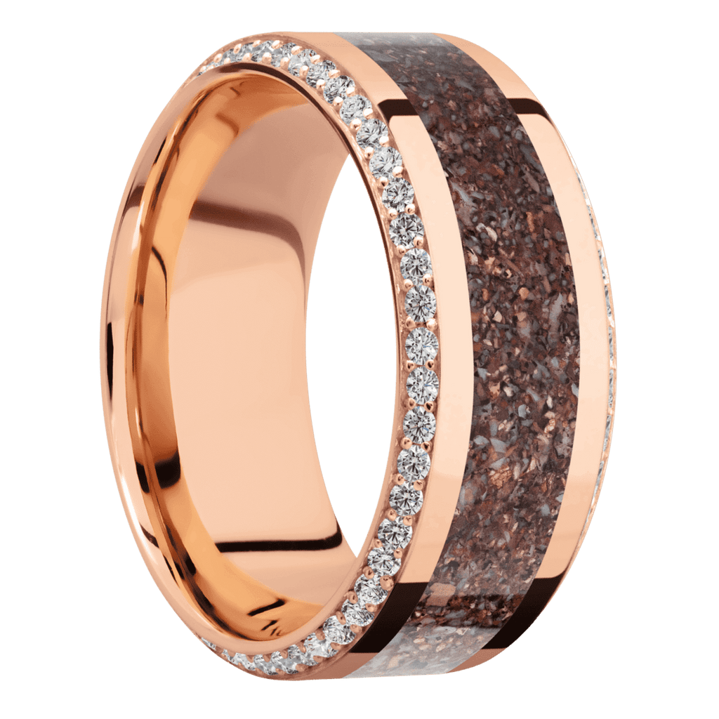 14K Rose Gold + Polish , Polish Finish