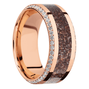 14K Rose Gold + Polish , Polish Finish