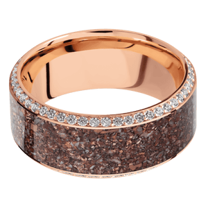 14K Rose Gold + Polish , Polish Finish